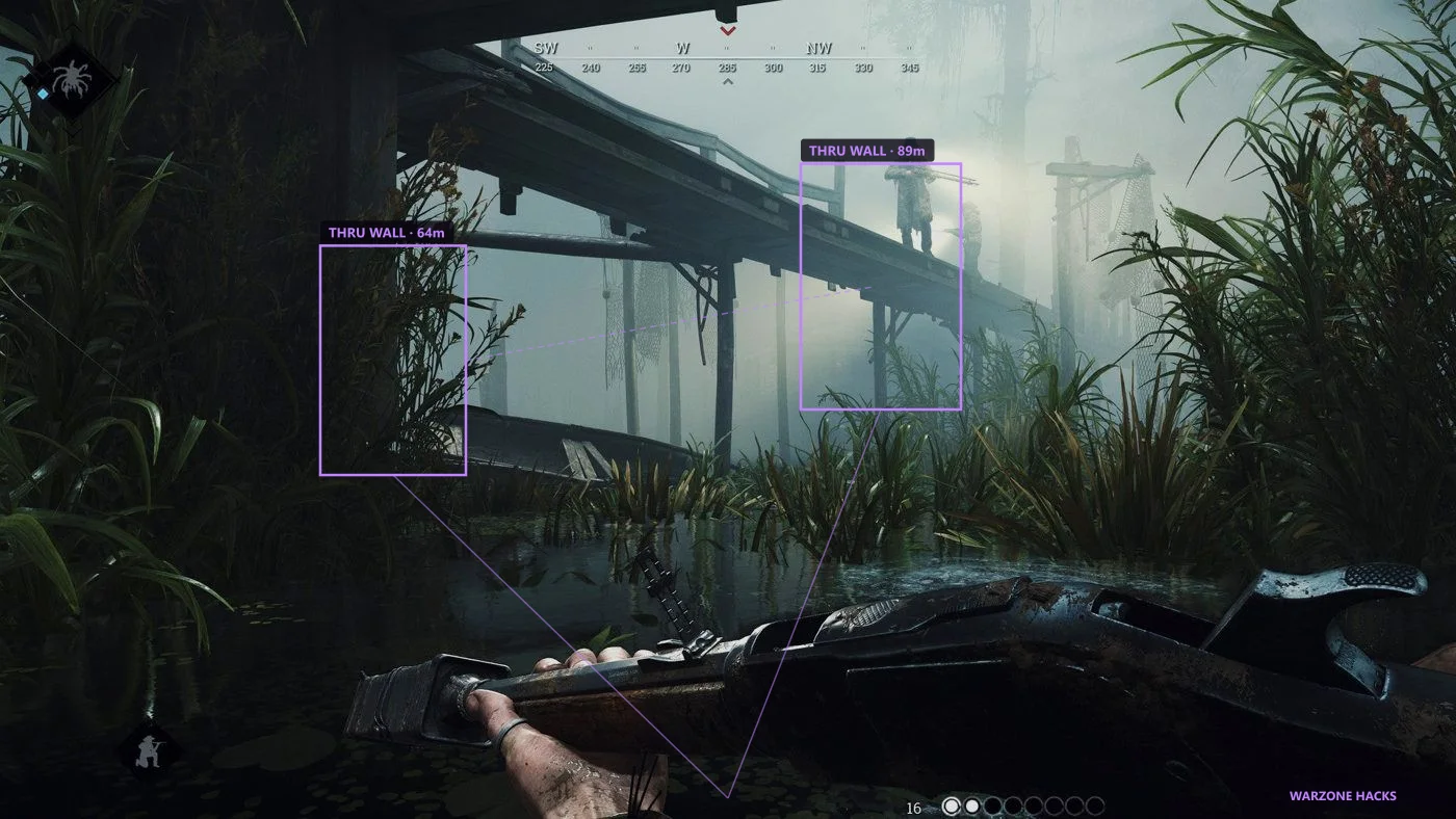 Wallhack outlines for Hunters and Grunts