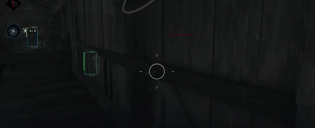 Green player ESP boxes through wooden walls